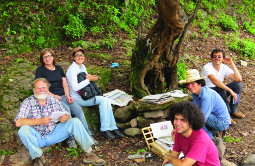 Team collects specimens to be dried in Mexico